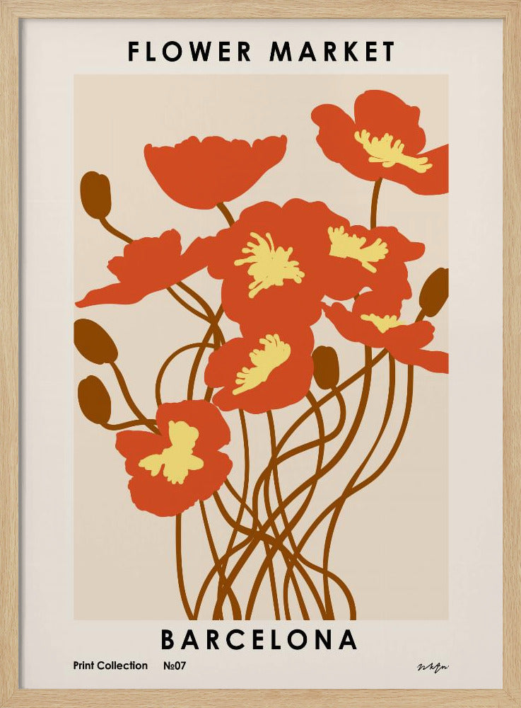 Blumenmarkt. Barcelona | Poster