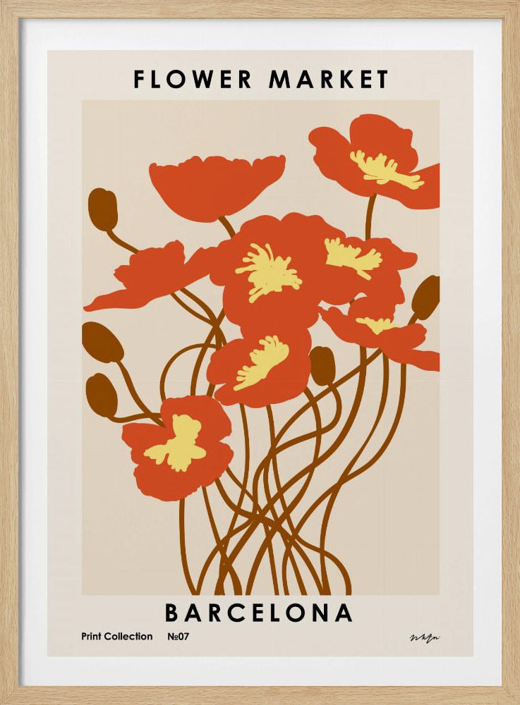 Blumenmarkt. Barcelona | Poster