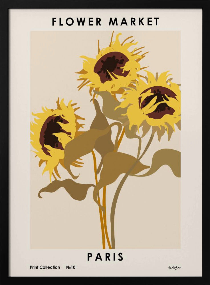 Blumenmarkt. Paris | Poster