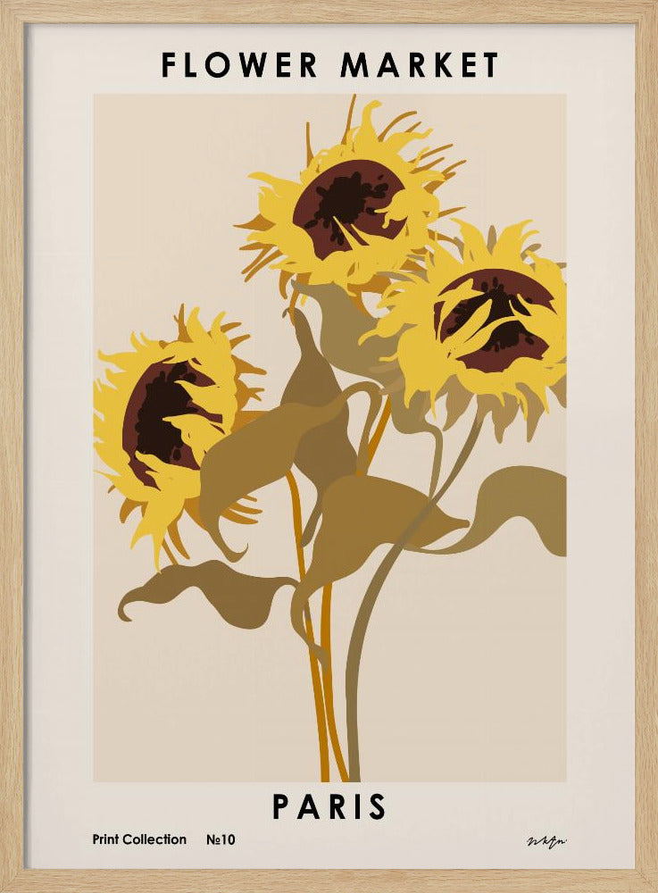 Blumenmarkt. Paris | Poster