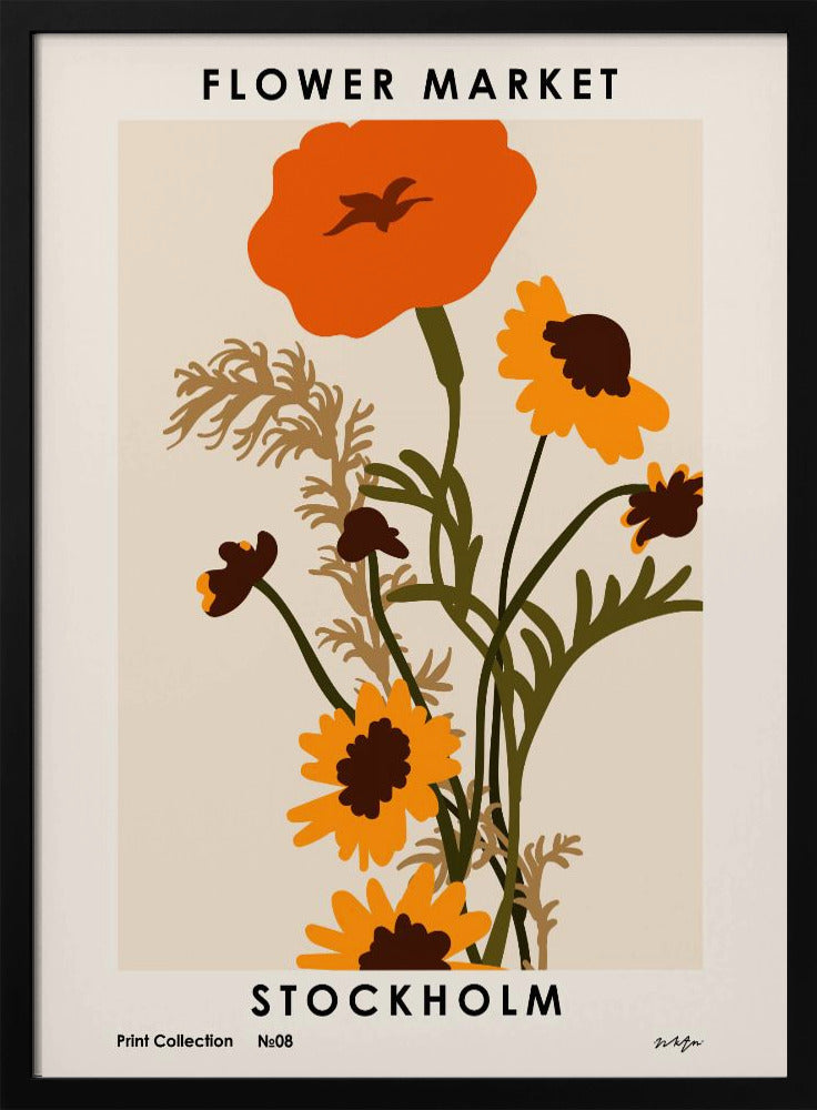 Blumenmarkt. Stockholm | Poster