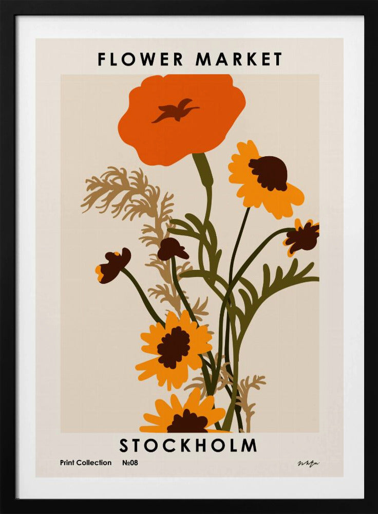 Blumenmarkt. Stockholm | Poster
