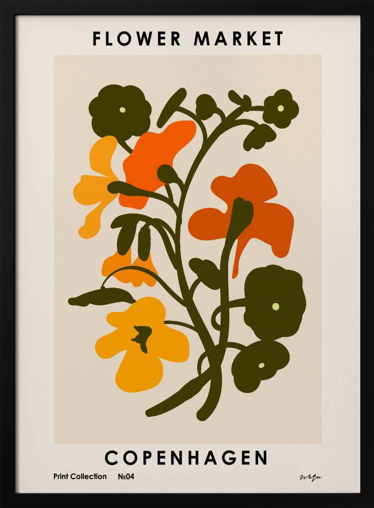 Blumenmarkt. Kopenhagen | Poster