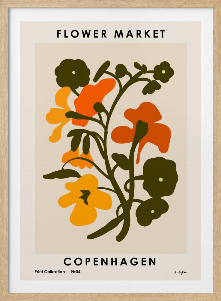 Blumenmarkt. Kopenhagen | Poster