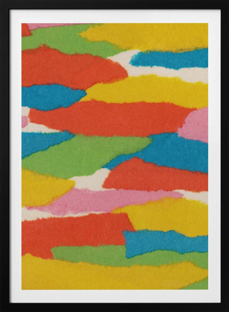 Bunte Papiercollage Nr. 2 | Poster