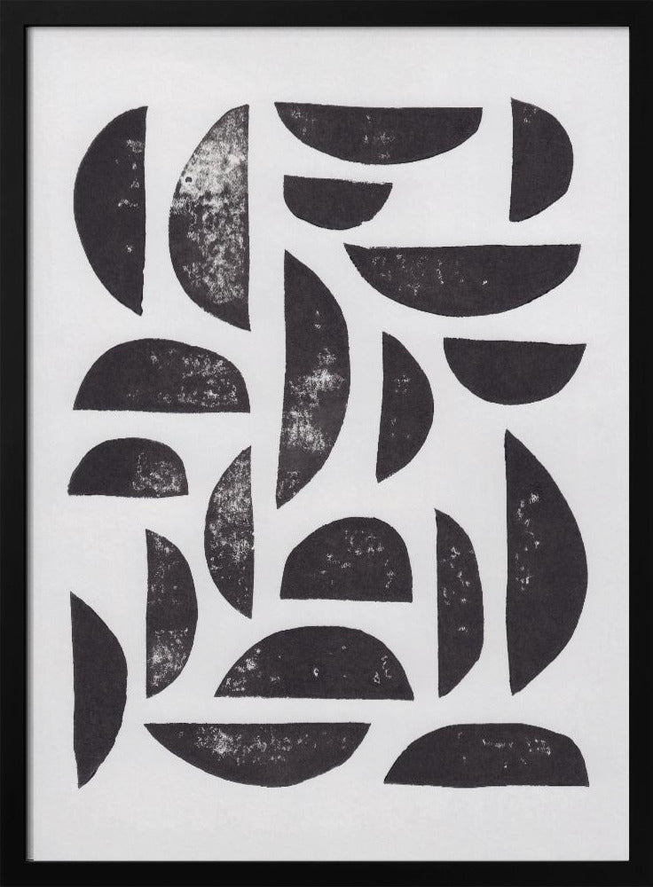 Linolschnitt Abstrakt #7 | Poster