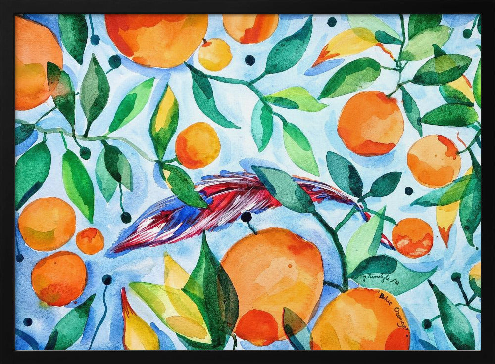 Orange Blau | Poster