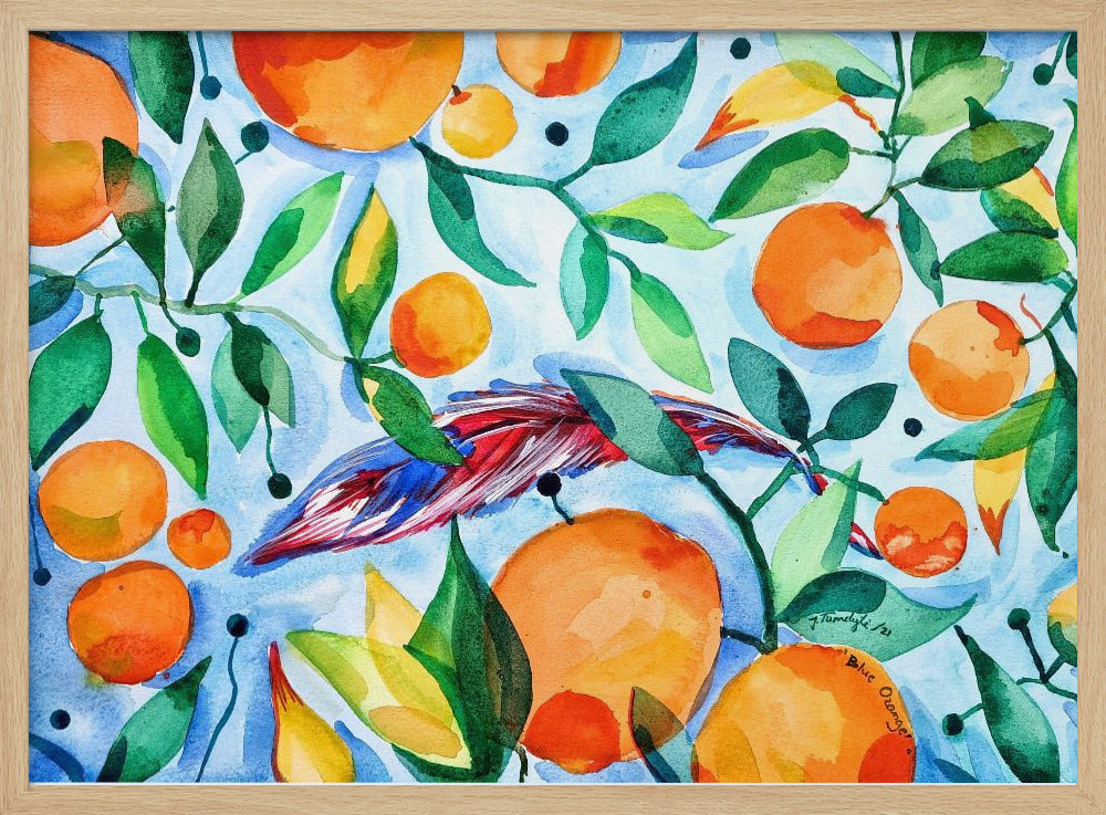 Orange Blau | Poster