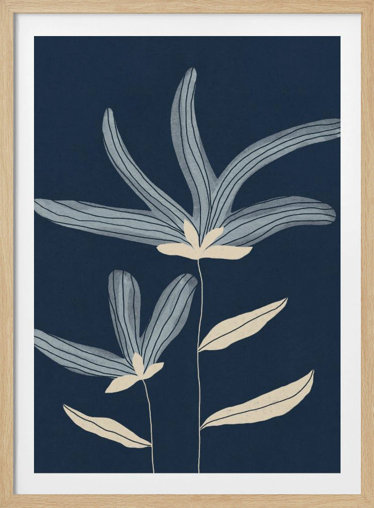 Zwei Blumen | Poster