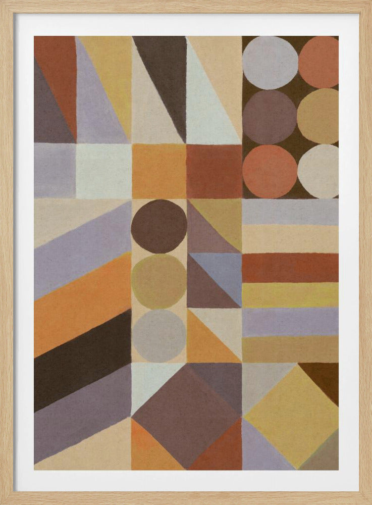 Geometric Shapes & Colors #1 | Poster