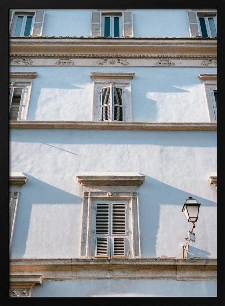 Blautöne von Rom – Italien-Reisefotografie || | Poster