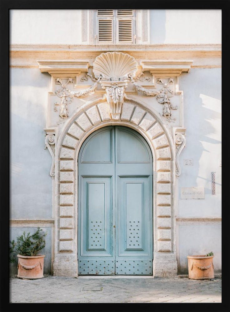 Blautöne von Rom – Italien Reisefotografie | Poster