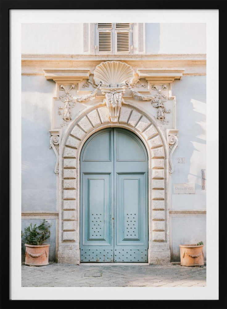 Blautöne von Rom – Italien Reisefotografie | Poster