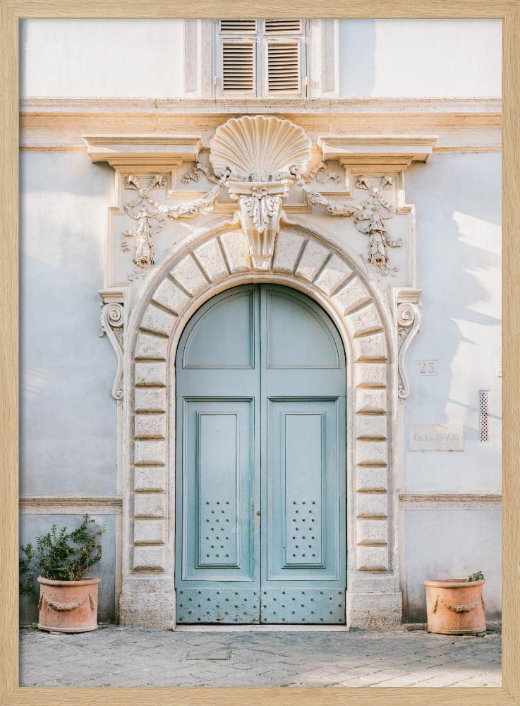 Blautöne von Rom – Italien Reisefotografie | Poster