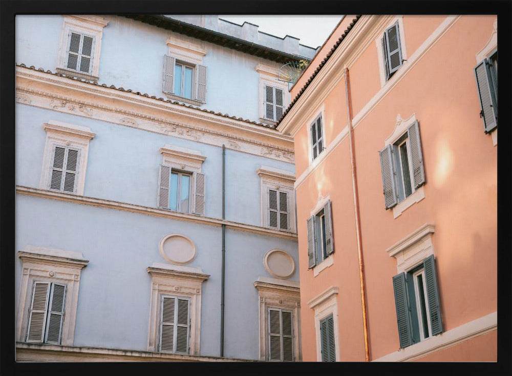 Trastevere in Lila und Rosa | Poster