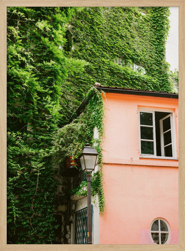 Grün und Pink || Montmartre Paris | Poster