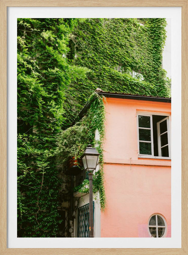 Grün und Pink || Montmartre Paris | Poster