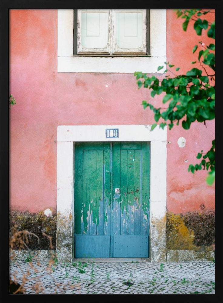 Kleine Tür in Lissabon | Poster