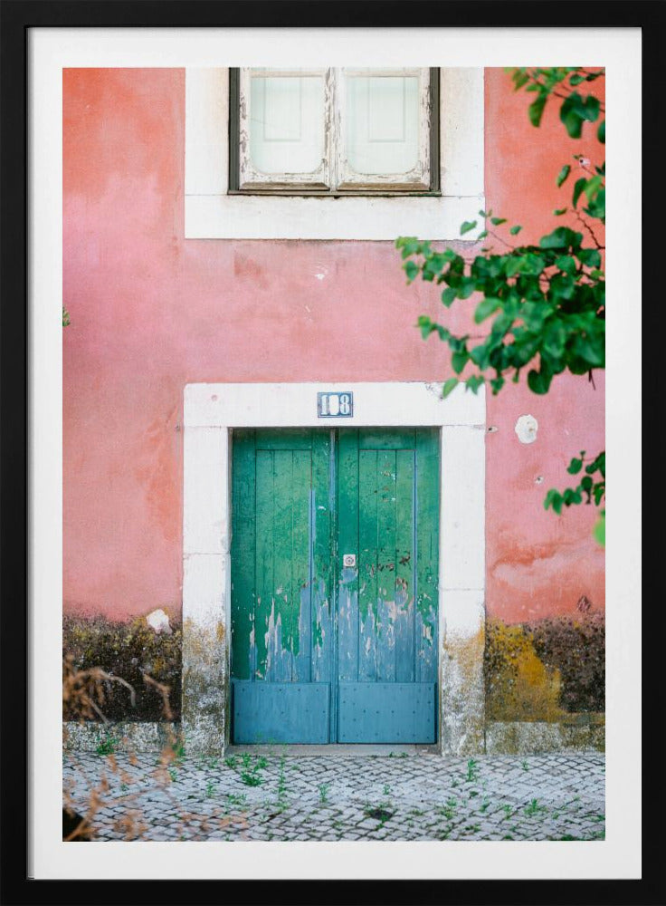 Kleine Tür in Lissabon | Poster