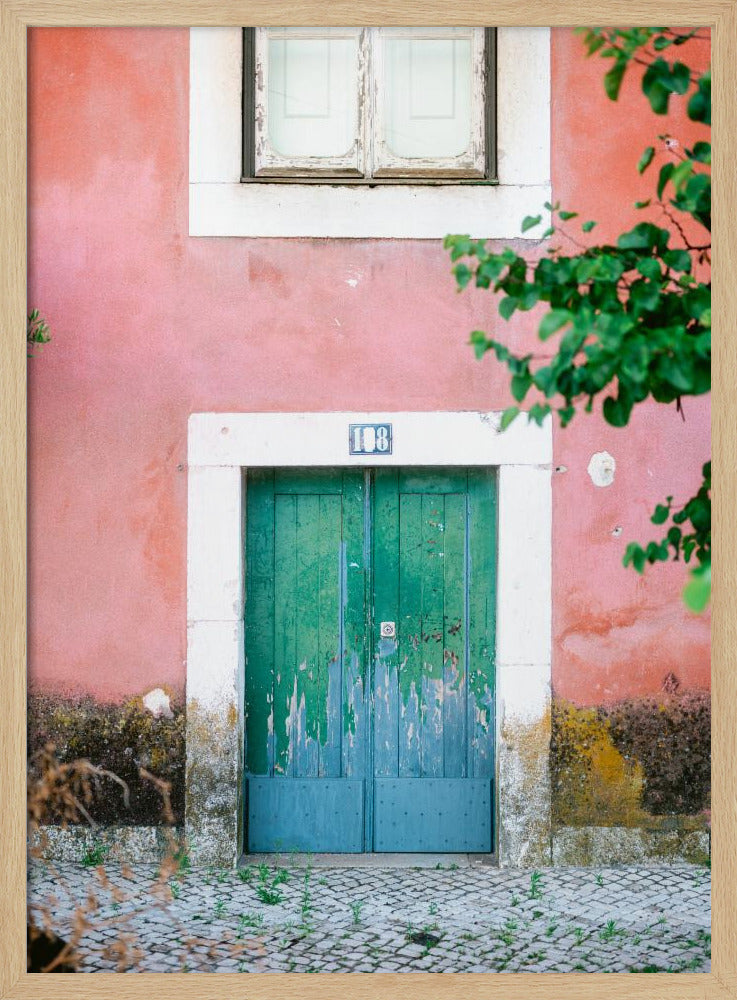 Kleine Tür in Lissabon | Poster