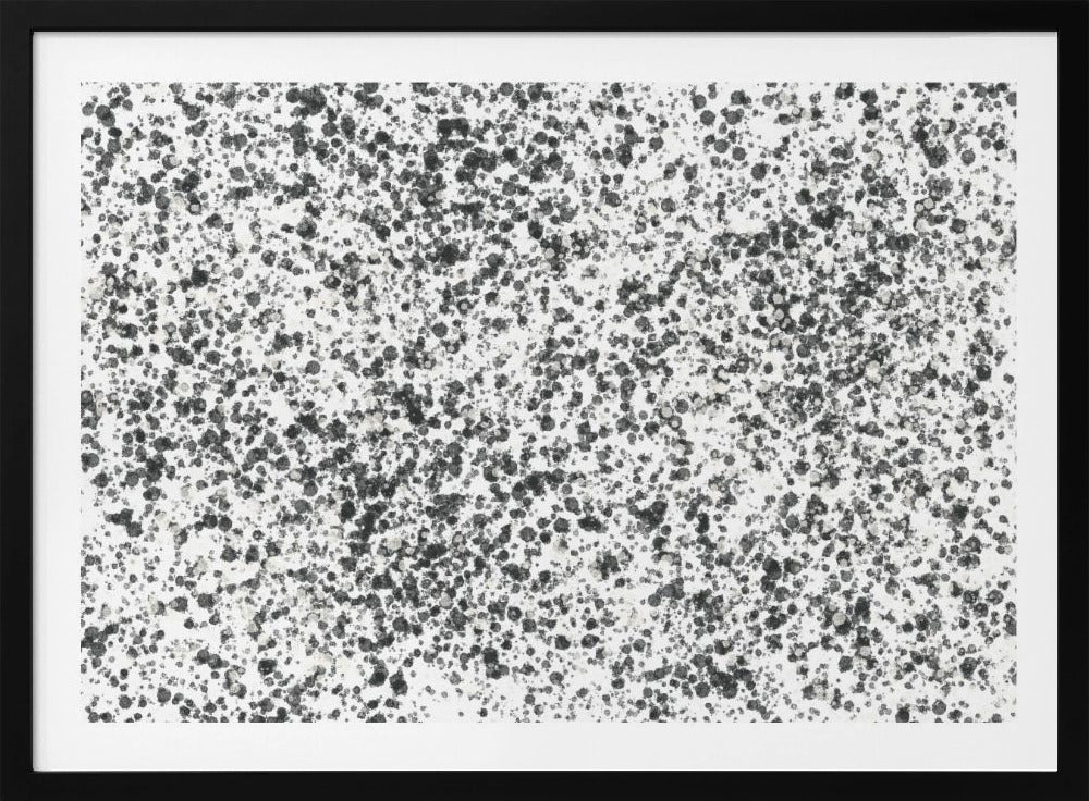 Monochrome Speckles | Poster