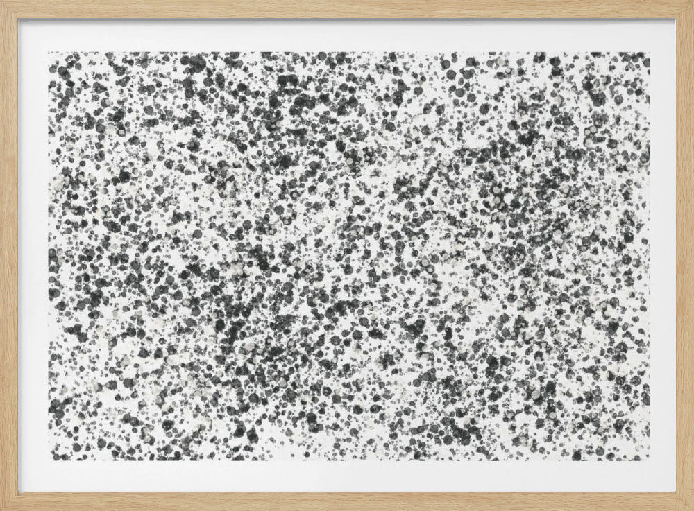 Monochrome Speckles | Poster