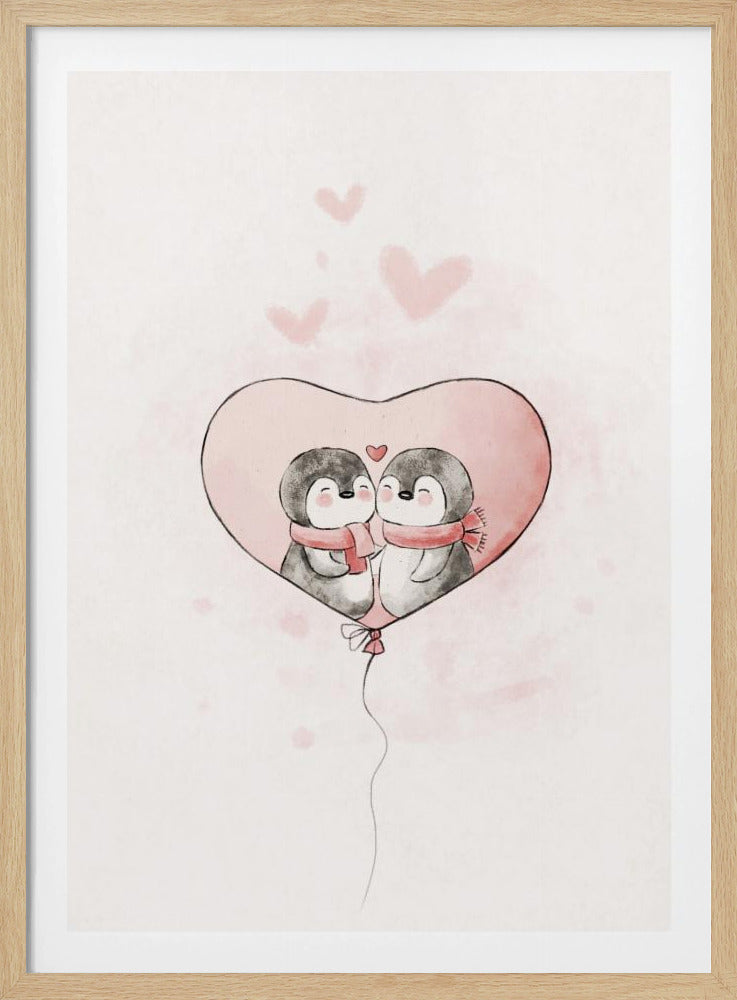 Verliebter Pinguin | Poster