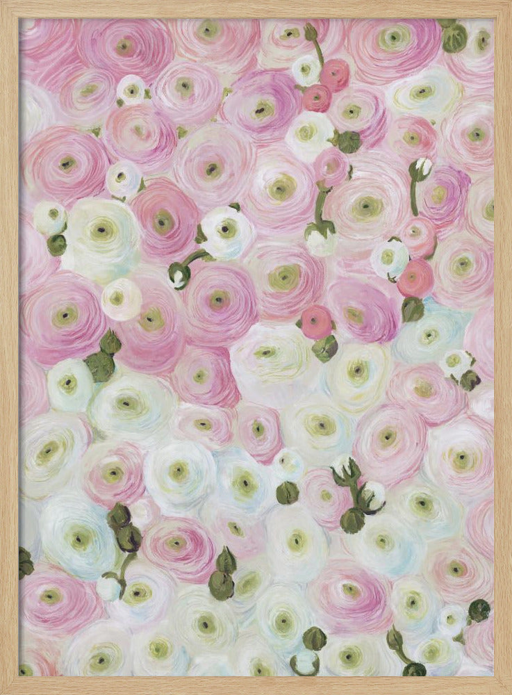 Gabry painterly ranunculus | Poster