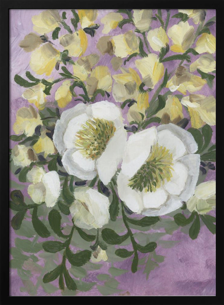 Raelynna painterly florals | Poster