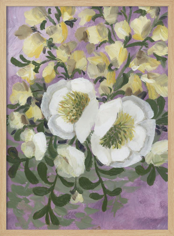 Raelynna painterly florals | Poster