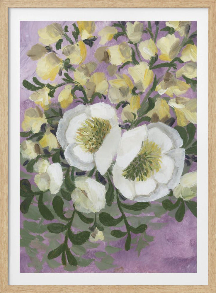 Raelynna painterly florals | Poster