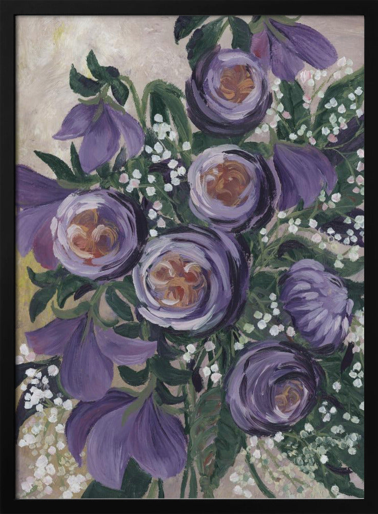 Aaliyah malerische englische Rosen | Poster