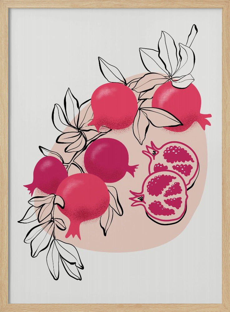 Fathia Granatäpfel | Poster