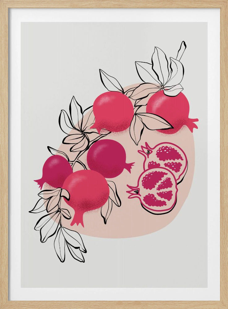 Fathia Granatäpfel | Poster