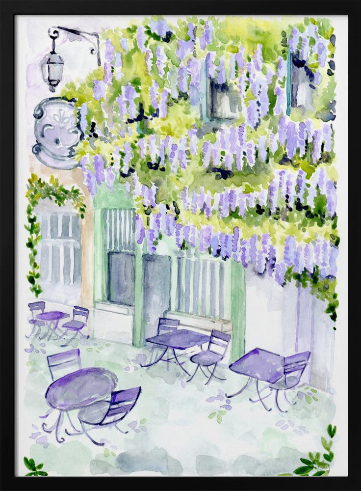 Naives Pariser Café | Poster
