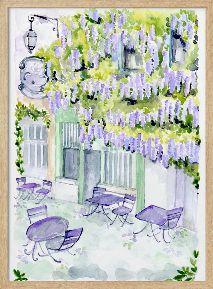 Naives Pariser Café | Poster