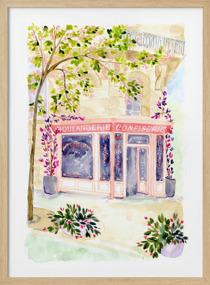Naive Pariser Bäckerei | Poster