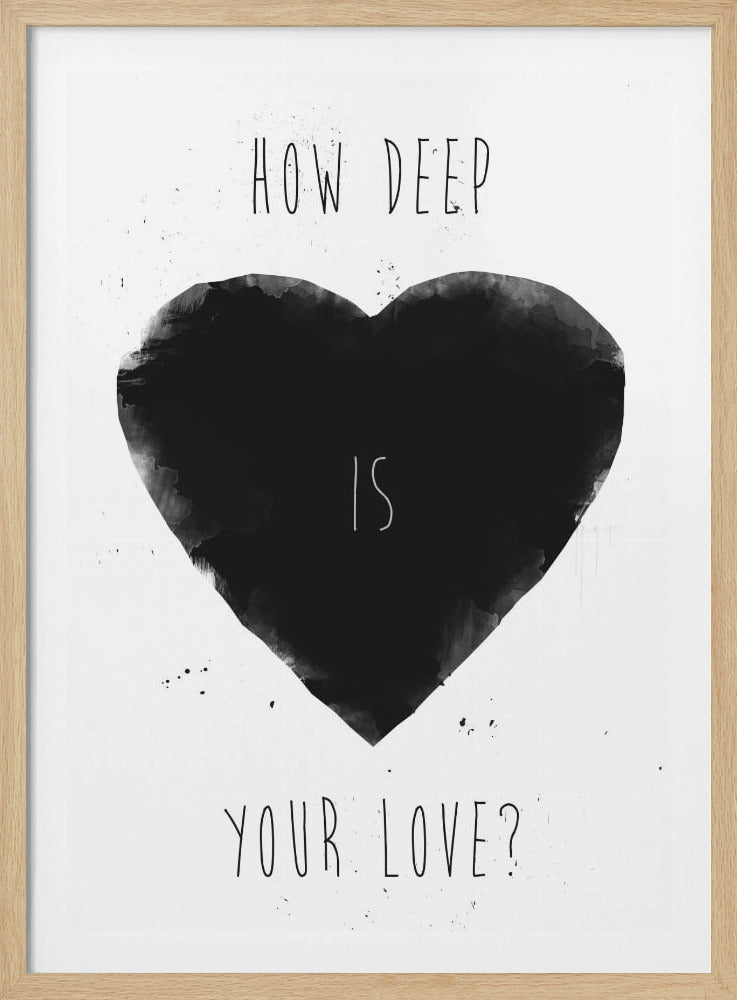 Wie tief ist deine Liebe | Poster