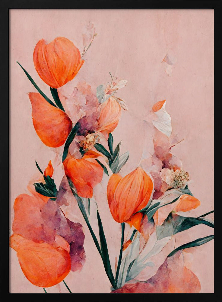Blütenblätter und Eleganz | Poster