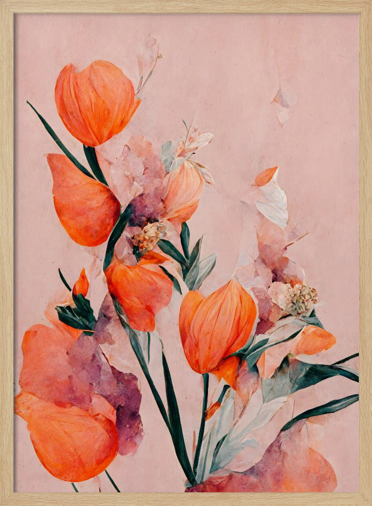Blütenblätter und Eleganz | Poster