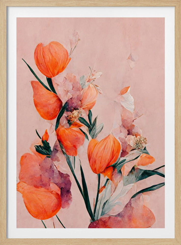 Blütenblätter und Eleganz | Poster