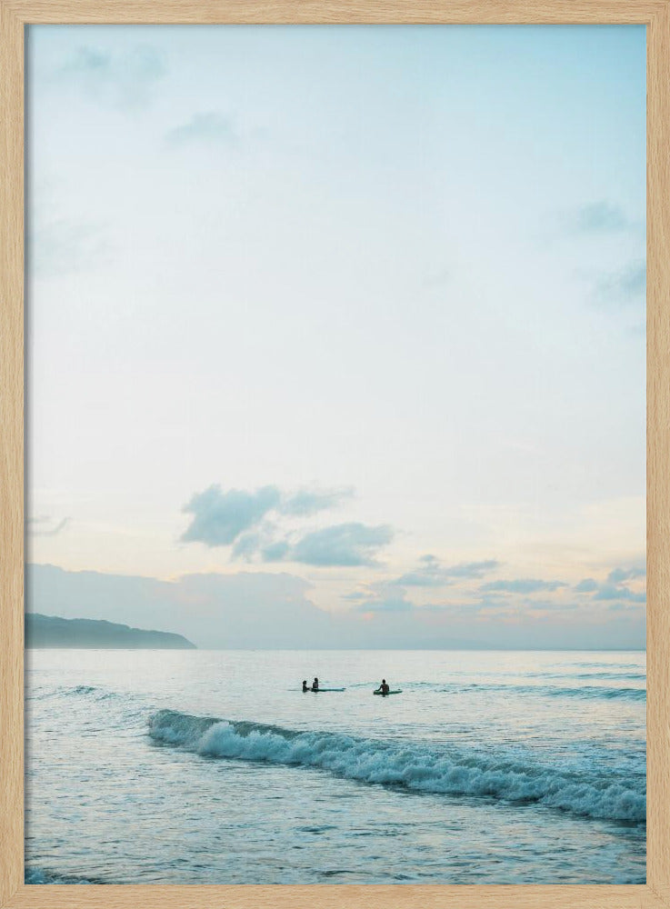 Sobald dein Board das Wasser berührt | Poster