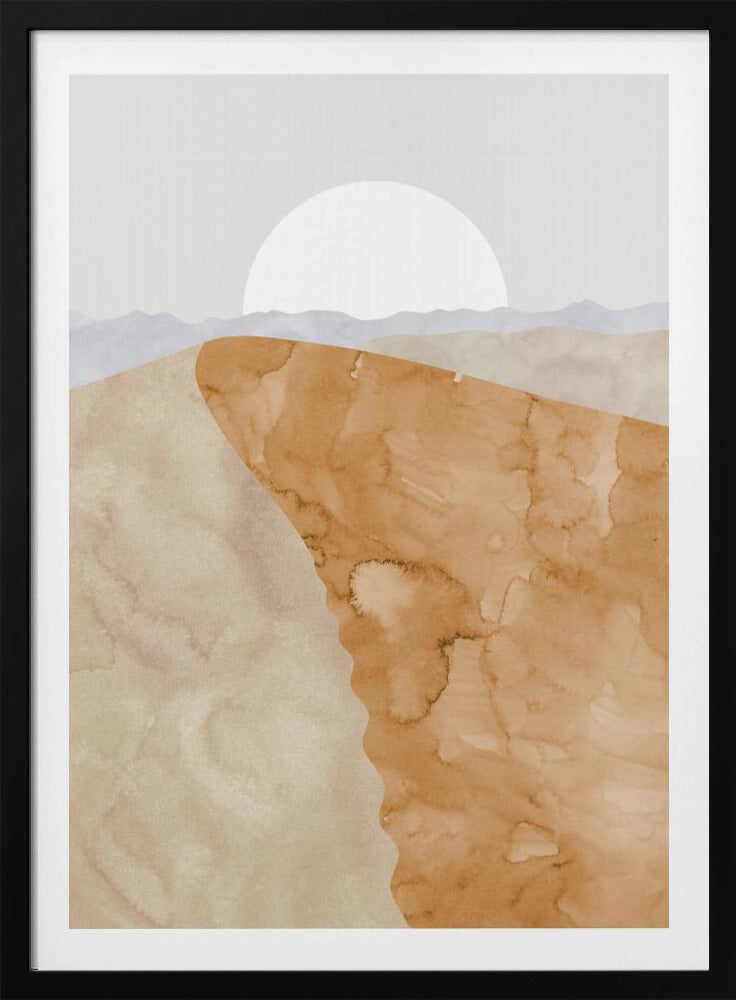 Sanddüne und Mond | Poster