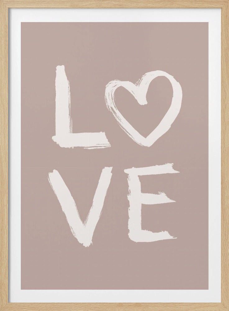 LIEBE Toothy Pink | Poster