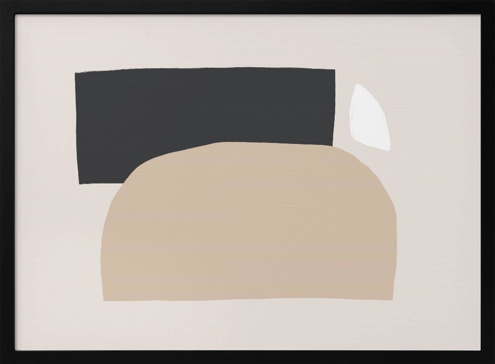 Geometric Shapes In Neutral Tones | Poster