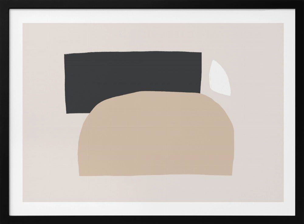 Geometric Shapes In Neutral Tones | Poster