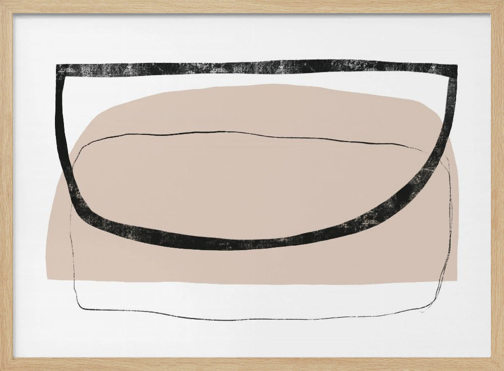 Geometric Shapes And Neutral Tones | Poster