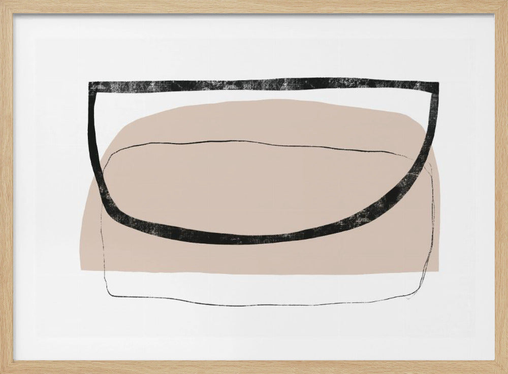 Geometric Shapes And Neutral Tones | Poster
