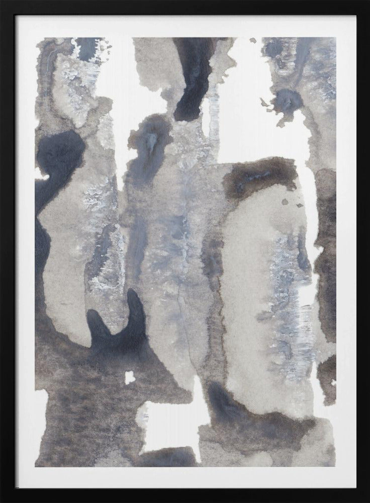 Monochromatic Palette Of Grays And Whites | Poster
