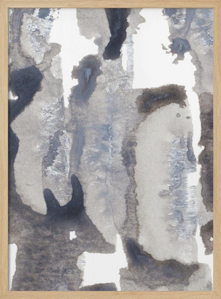 Monochromatic Palette Of Grays And Whites | Poster